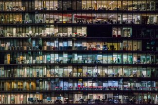 Office at night