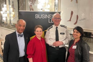 Photograph of the launch event of our new partnership with the Metropolitan Police