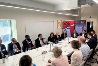 Picture of BusinessLDN's roundtable with the NIC and Field Consulting