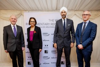 John Dickie, Munira Wilson MP, Lord Kulveer Ranger, John Mulyran