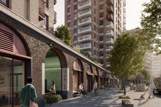A CGI of Barratt Homes' Bollo Lane development