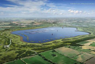 Thames Water Strategic Reservoir CGI