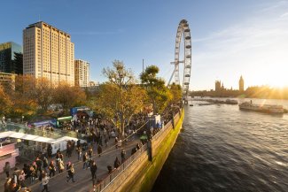 Photo of the Southbank at dawn