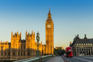 Houses of Parliament at sunrise