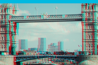 King's College report cover: distorted London Bridge