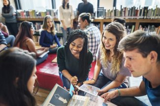 Classmate Classroom Sharing International Friend Concept