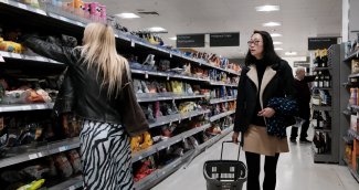 Photo of people shopping in a supermarket