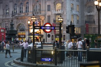 Piccadilly station - train and rail