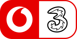 VodafoneThree logo