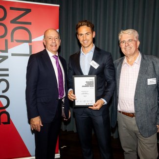 Accepting an award
