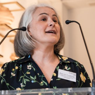 Misa von Tunzelman speaking at BusinessLDN's London Lunch at MIPIM