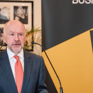 John Dickie, Chief Executive of BusinessLDN, speaking at BusinessLDN's London Lunch at MIPIM