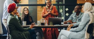 Group of people in a meeting room