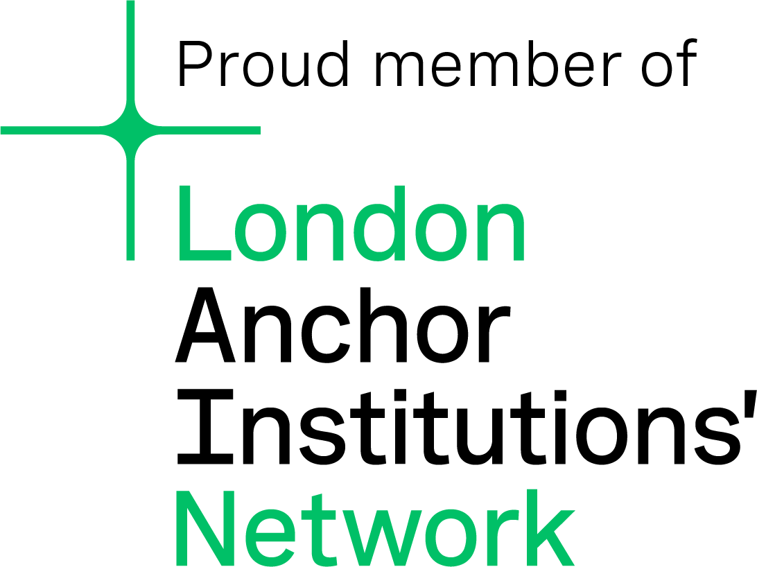 Proud member of London Anchor Institutions' Netowrk